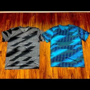 2 Nike dri-fit tees. Large.